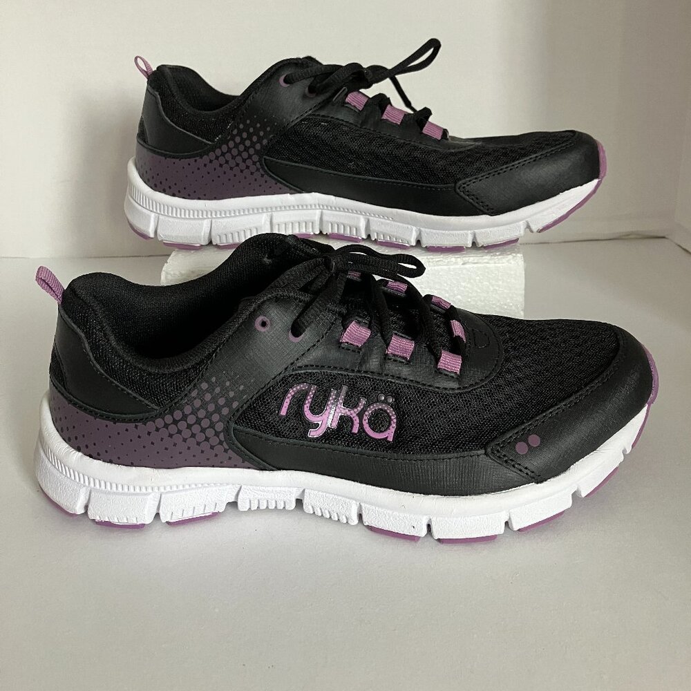 Ryka Black and Purple Women's Sneakers